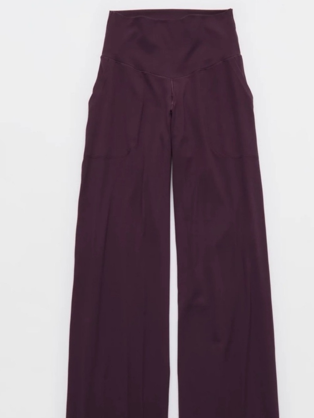 OFFLINE By Aerie Real Me XTRA High Waisted Trouser Purple Cool Berry M